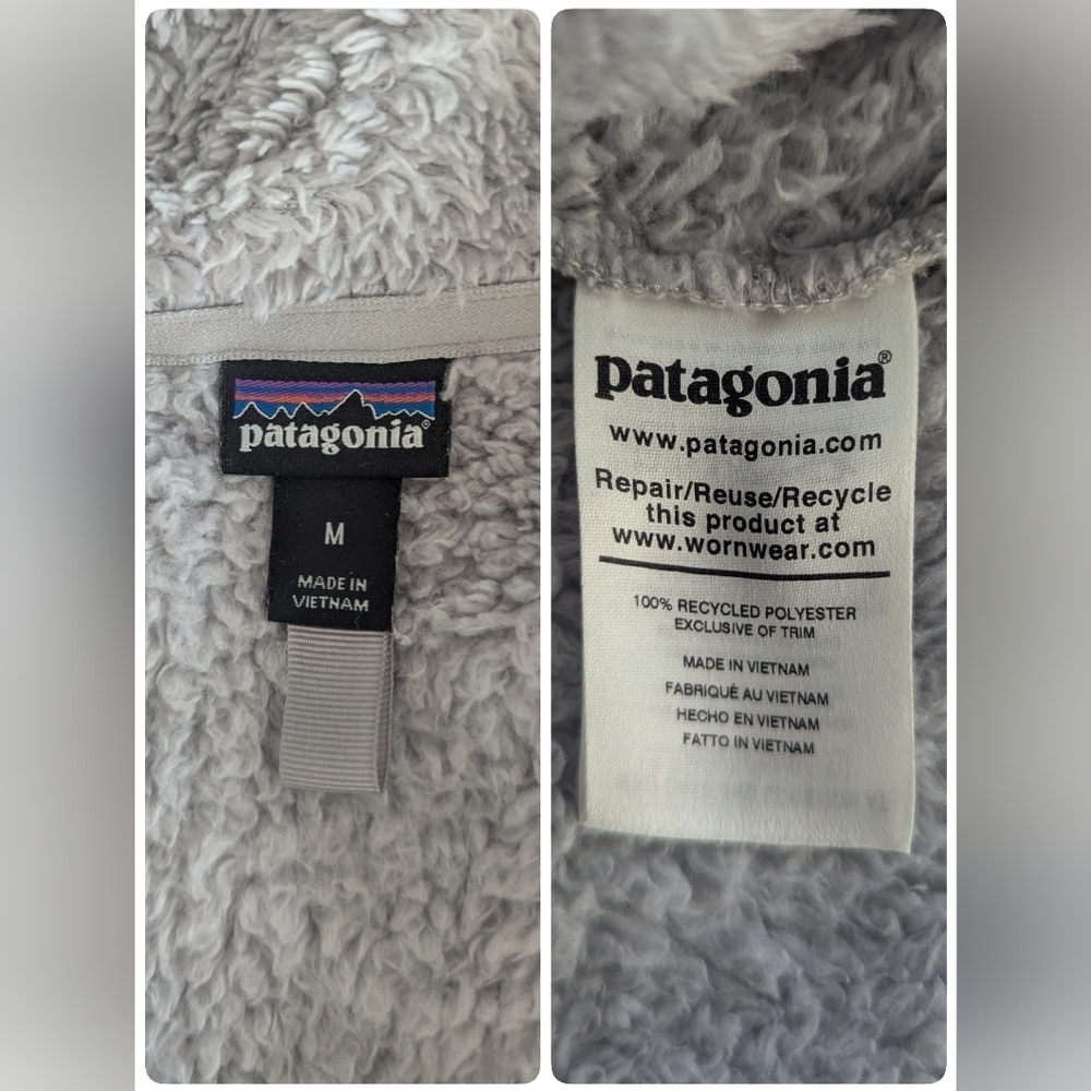 Patagonia 1/4 Zip Fleece Pullover Woman's Size M - Picture 10 of 13